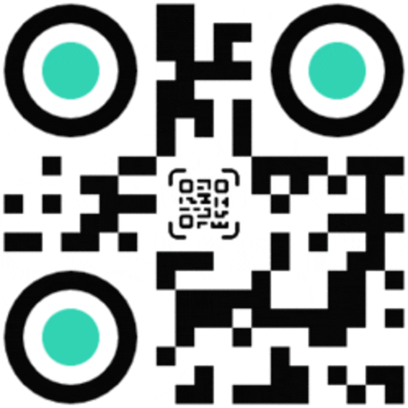 White Label QR Code with Custom Logo Example